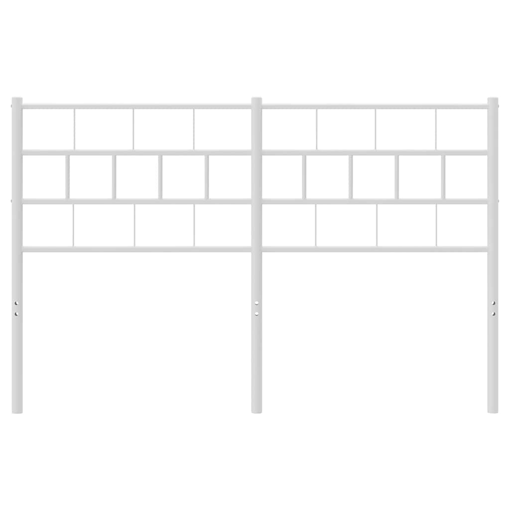 Cabeceira de substituição 135 cm metal branco