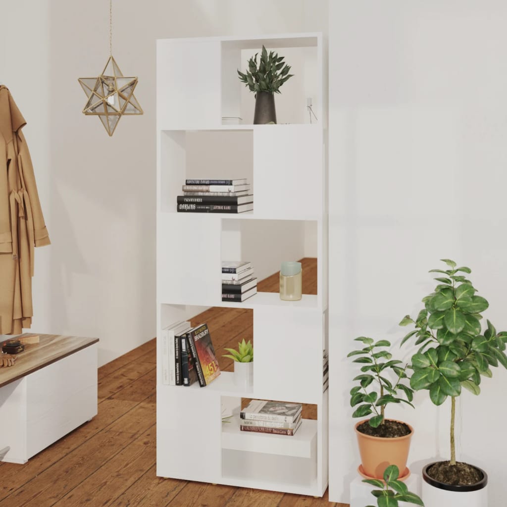 Estante/divisória 60x24x155 cm contraplacado branco