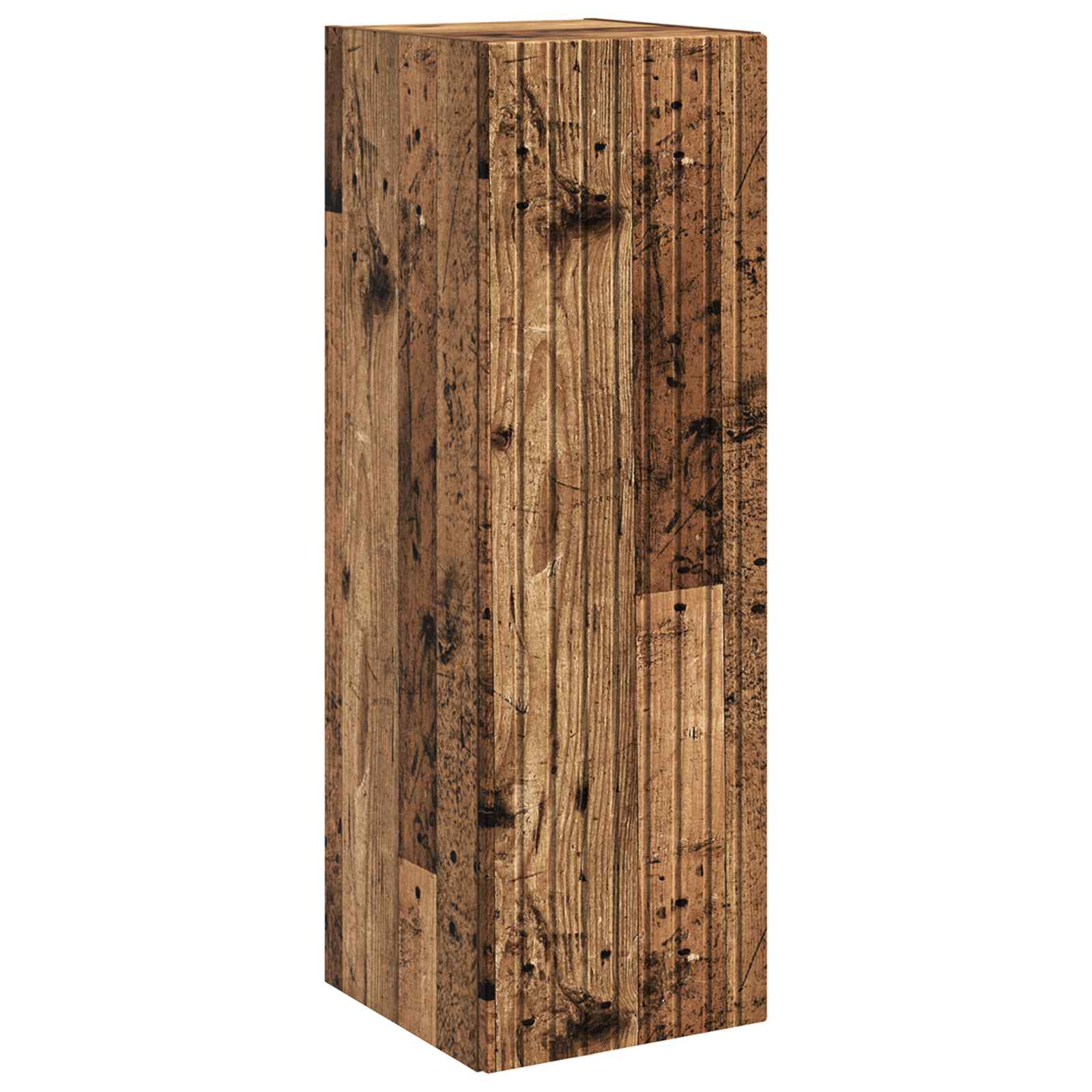 Gabinete de banheiro suspenso madeira antiga 33 x 34,5 x 60 cm