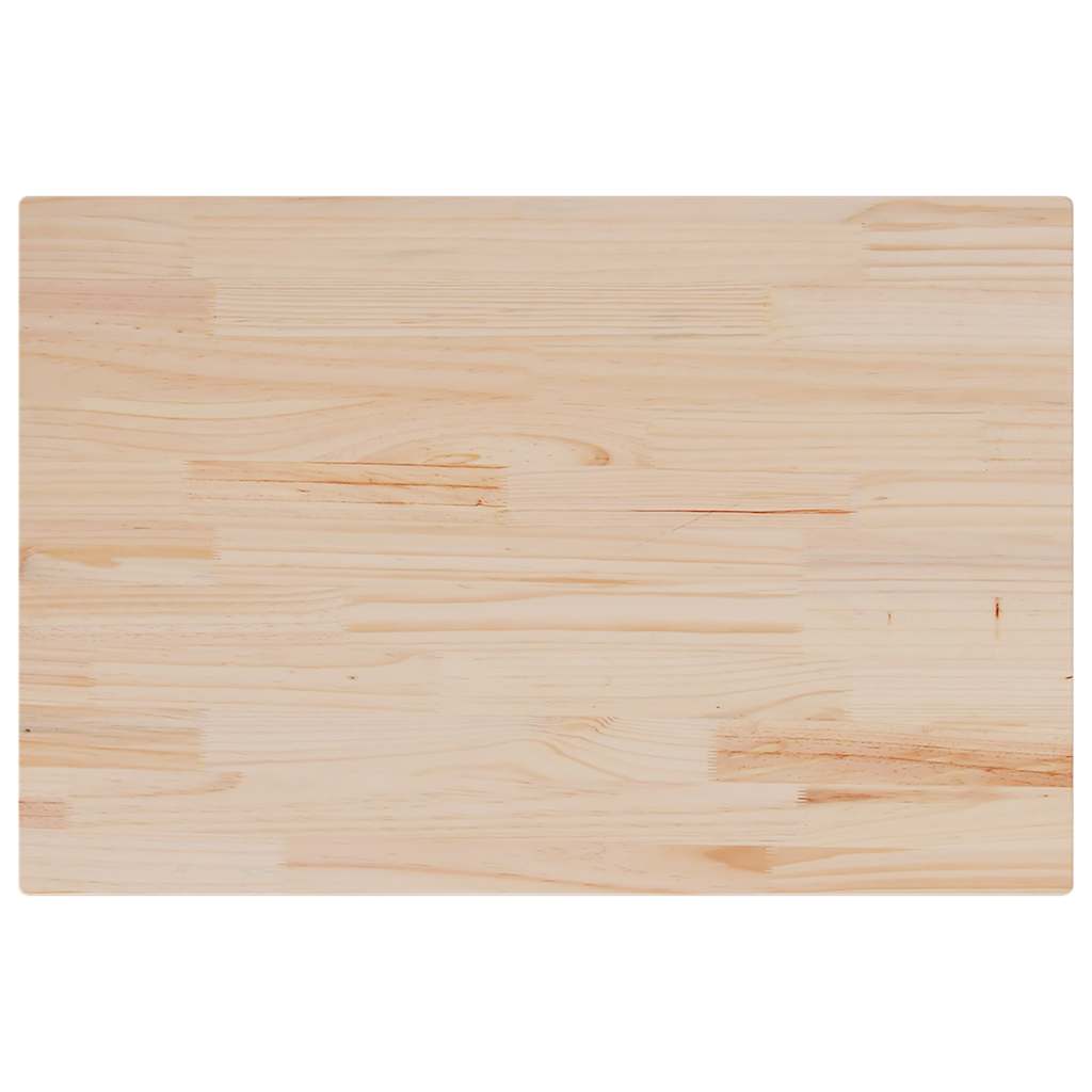 Tampos de mesa retangulares 3 pcs 80x53x1,7 cm pinho maciço