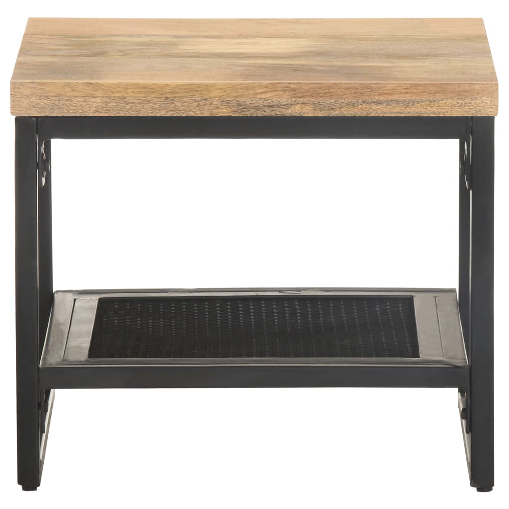 Mesa de apoio 40x40x35 cm madeira de mangueira maciça