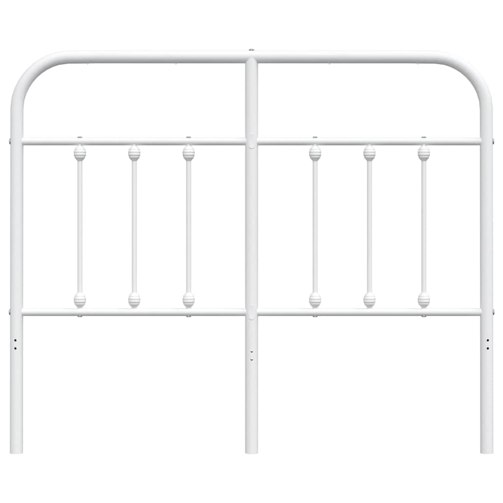 Cabeceira de substituição 120 cm metal branco