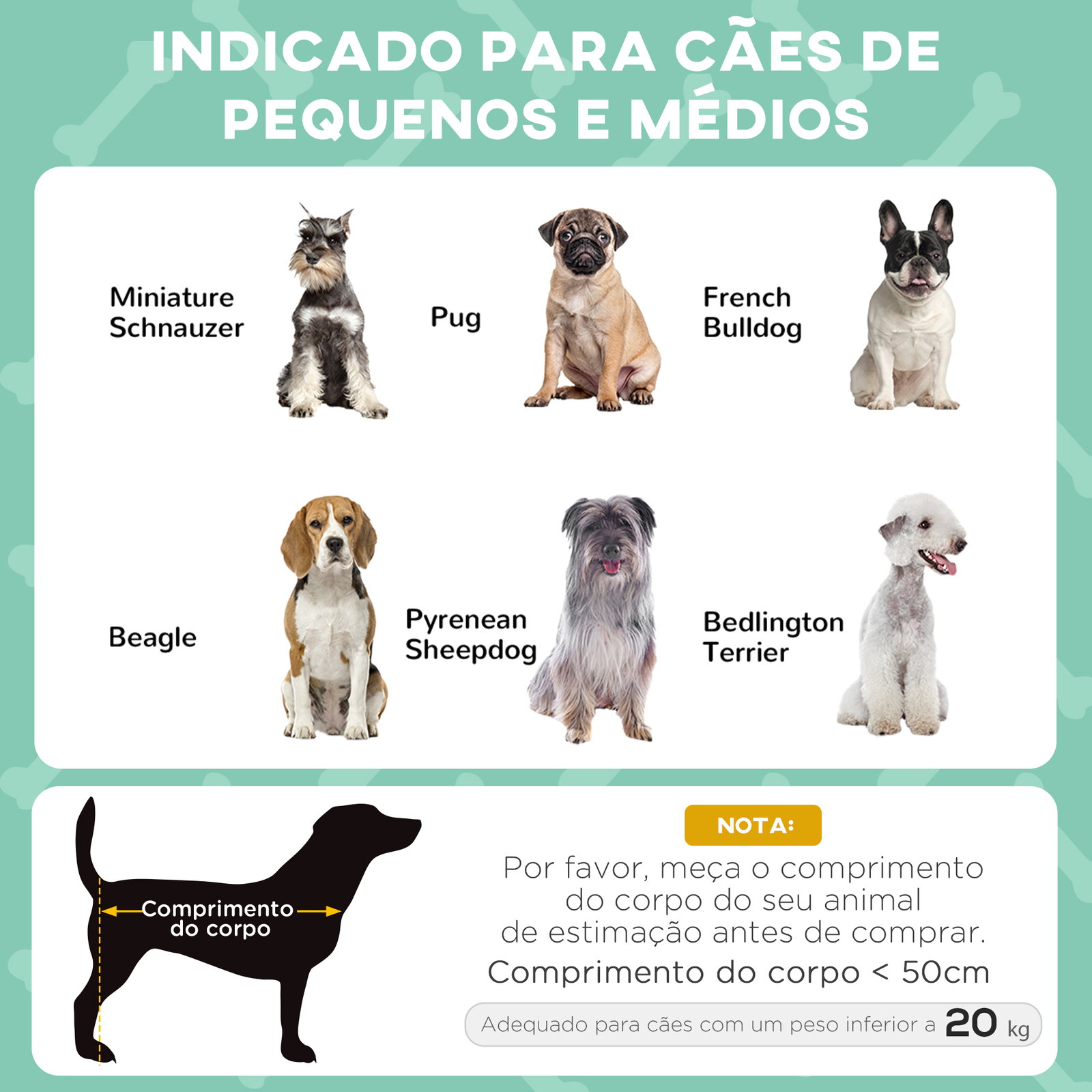 Cama para cães elevada com toldo para cães médios com estrutura de aço e bolsa de transporte 76x61x69,5 cm cinza claro