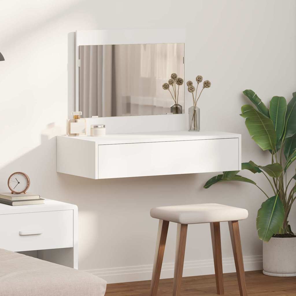 Mesa de vestir branco 83 x 40 x 70 cm derivados de madeira