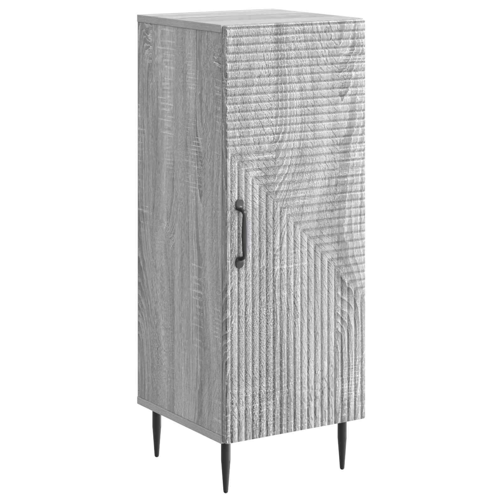 Buffet sonoma cinzento 33 x 34,5 x 89,5 cm derivados de madeira