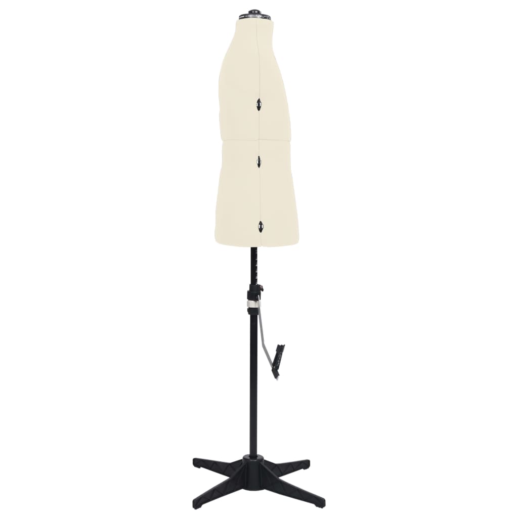 Manequim masculino ajustável tamanho 37-45 cor creme