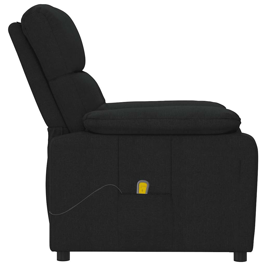 Poltrona de massagens tecido preto
