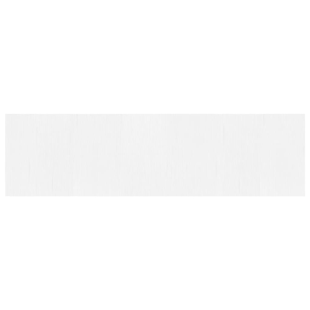 Divisória largura 600 cm altura 165 cm bambu branco