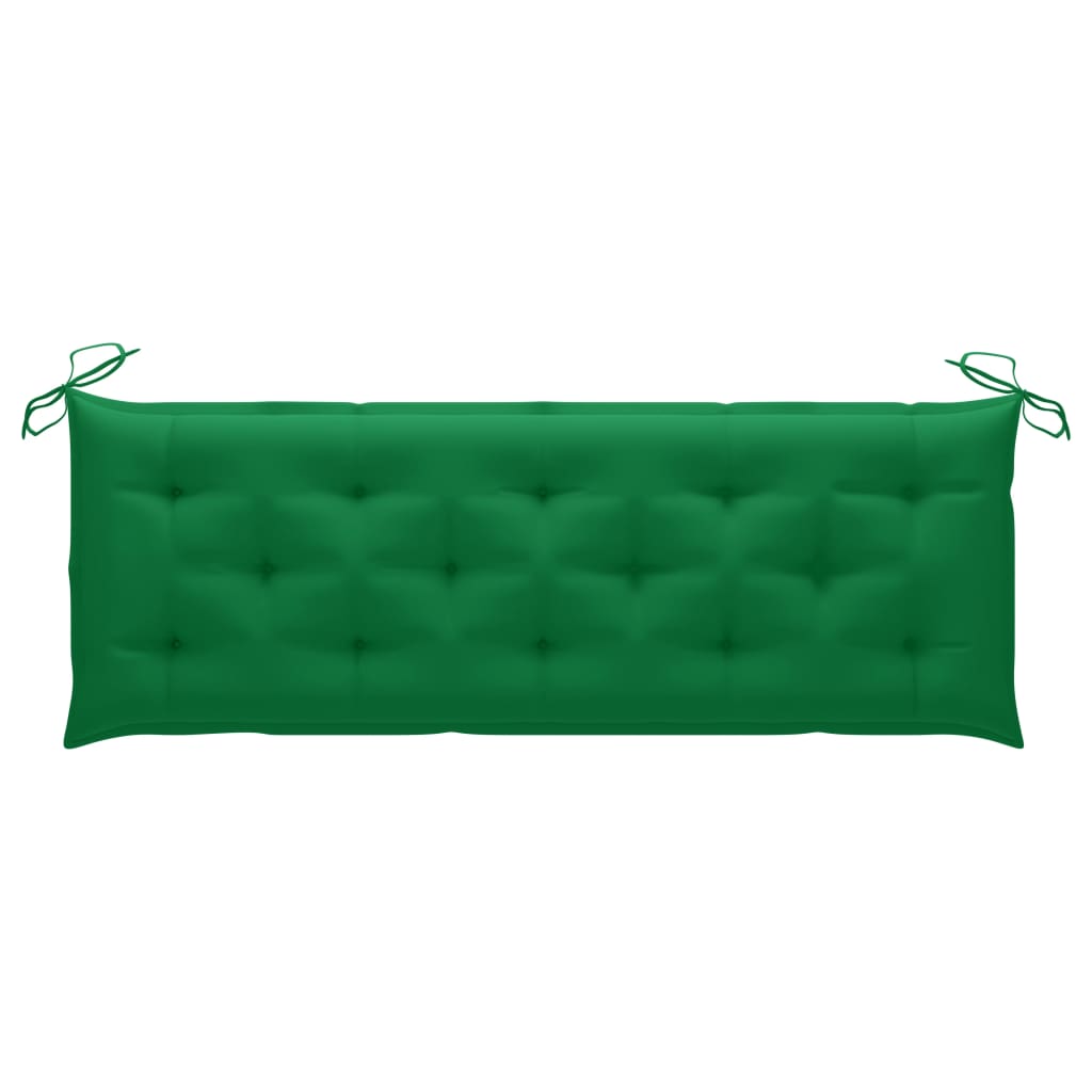 Banco de jardim empilhável c/ almofadão 159 cm teca maciça