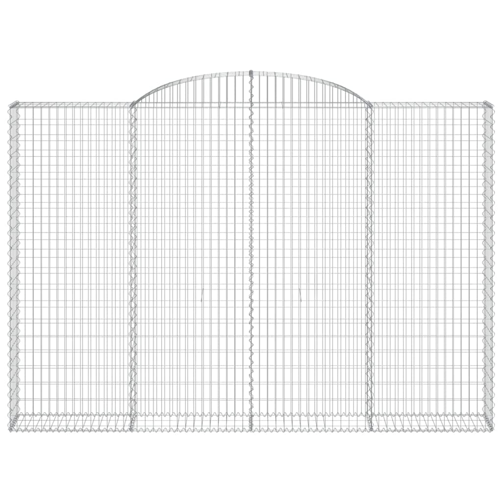 Cestos gabião arqueados 4pcs 300x30x200/220cm ferro galvanizado