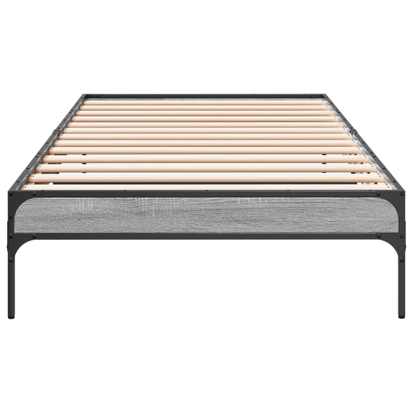 Estrutura da cama sonoma cinzento 80 x 200 cm
