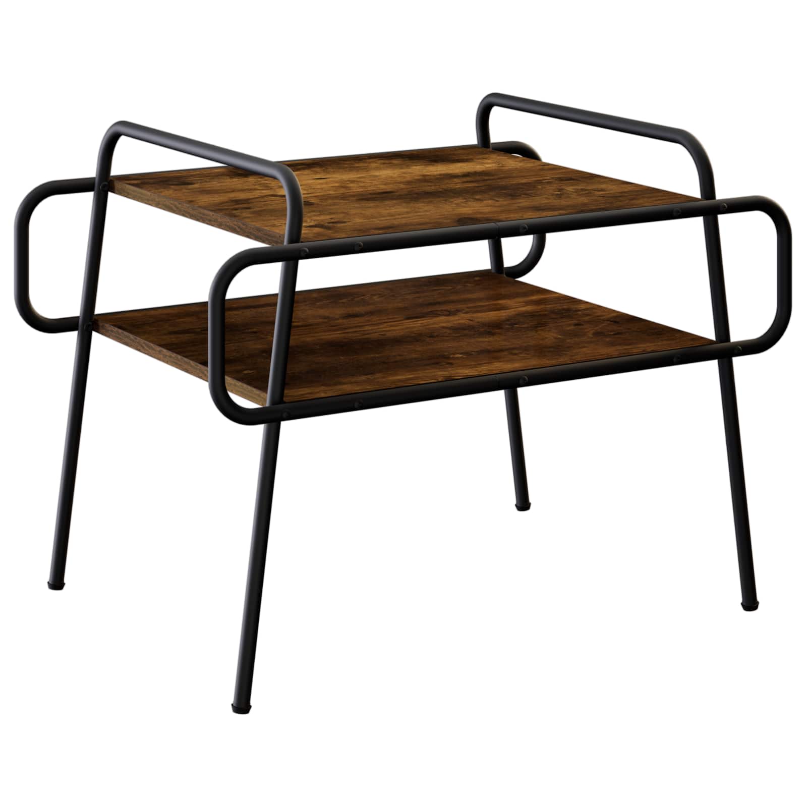 Mesa de centro carvalho fumado 70 x 50 x 51 cm