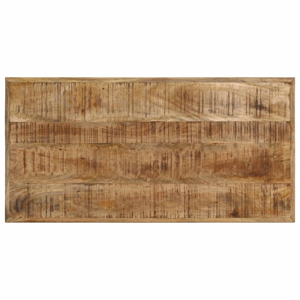 Mesa de jantar 110x55x75 cm madeira de mangueira maciça