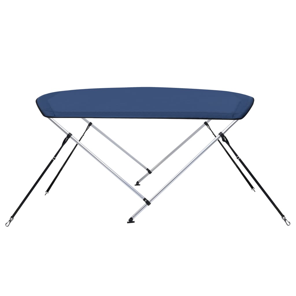 Toldo em 2 arcos bimini 150x120x110 cm azul-marinho