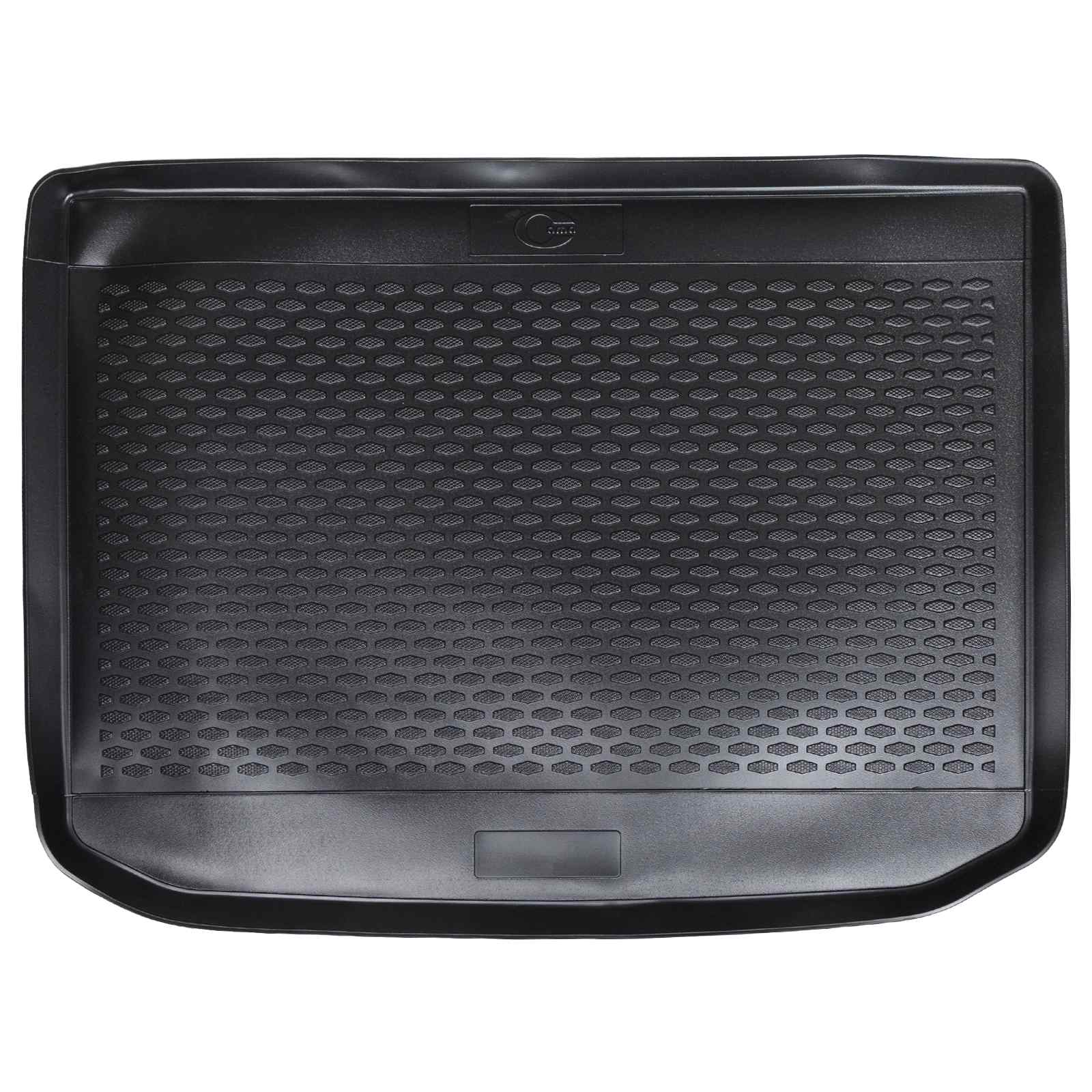 Tapete de porta-malas preto borracha