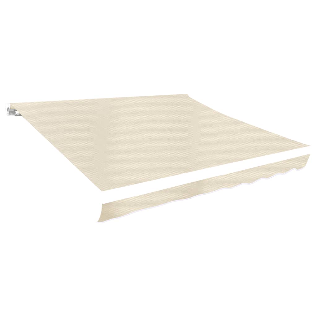 Tecido de substituição para toldo creme 600x300 cm poliéster