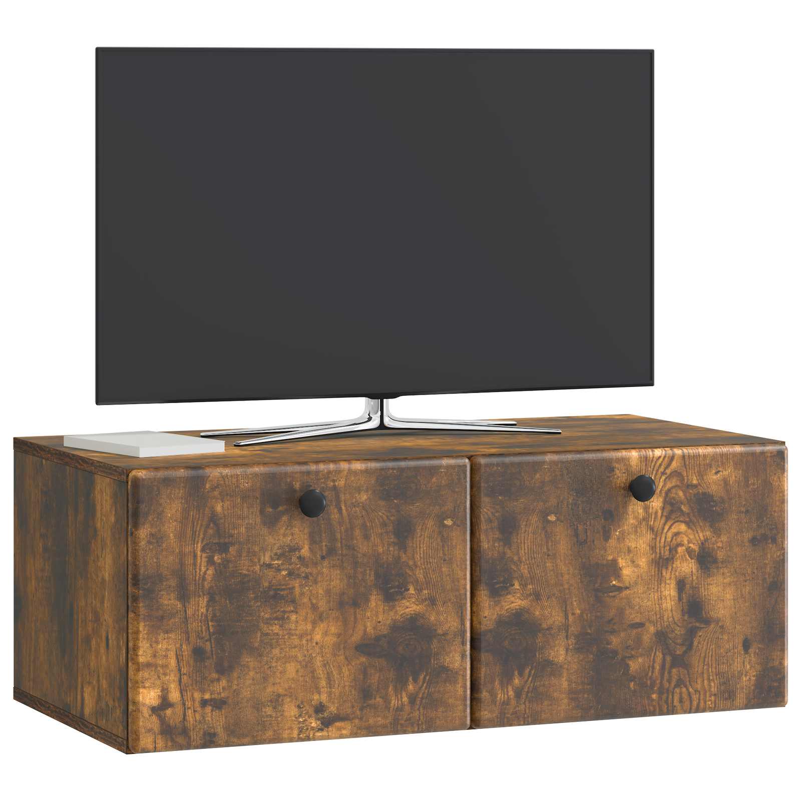 Gabinete de TV de parede 78,5 x 41 x 30 cm carvalho fumado