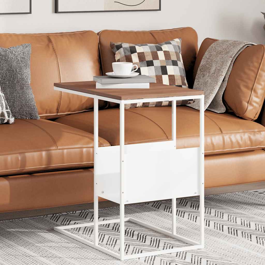 Mesa de apoio 55x36x59,5 cm derivados de madeira branco