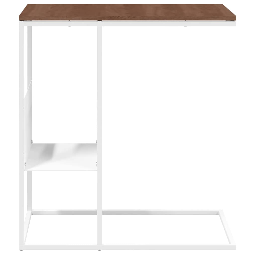 Mesa de apoio 55x36x59,5 cm derivados de madeira branco