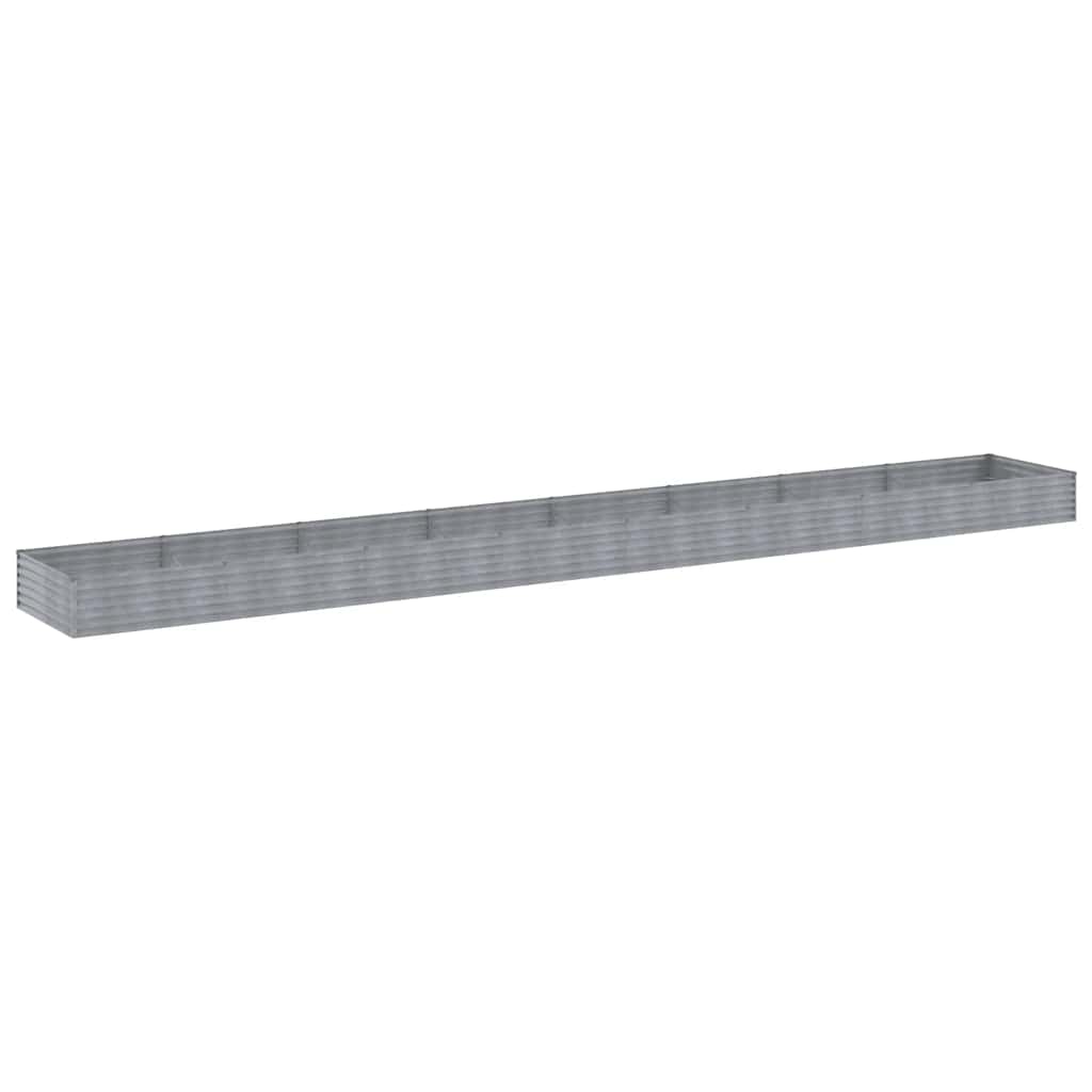 Canteiro elevado de jardim 770x100x36 cm aço corten