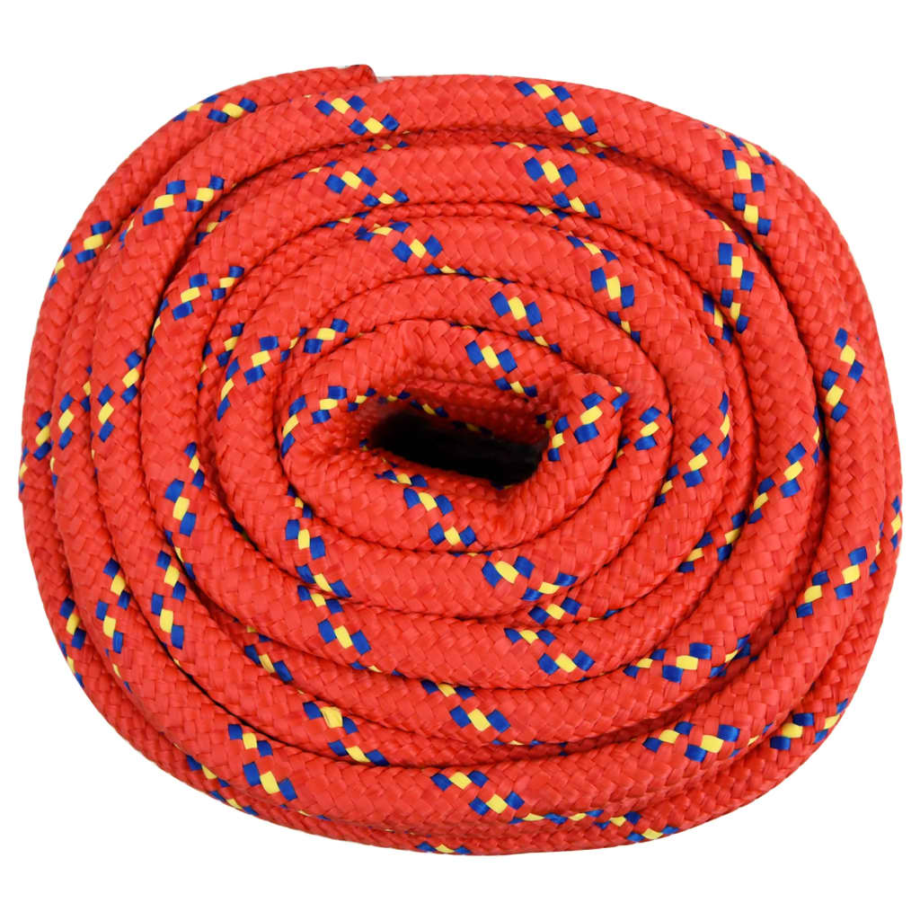 Corda de barco 18 mm 25 m polipropileno vermelho