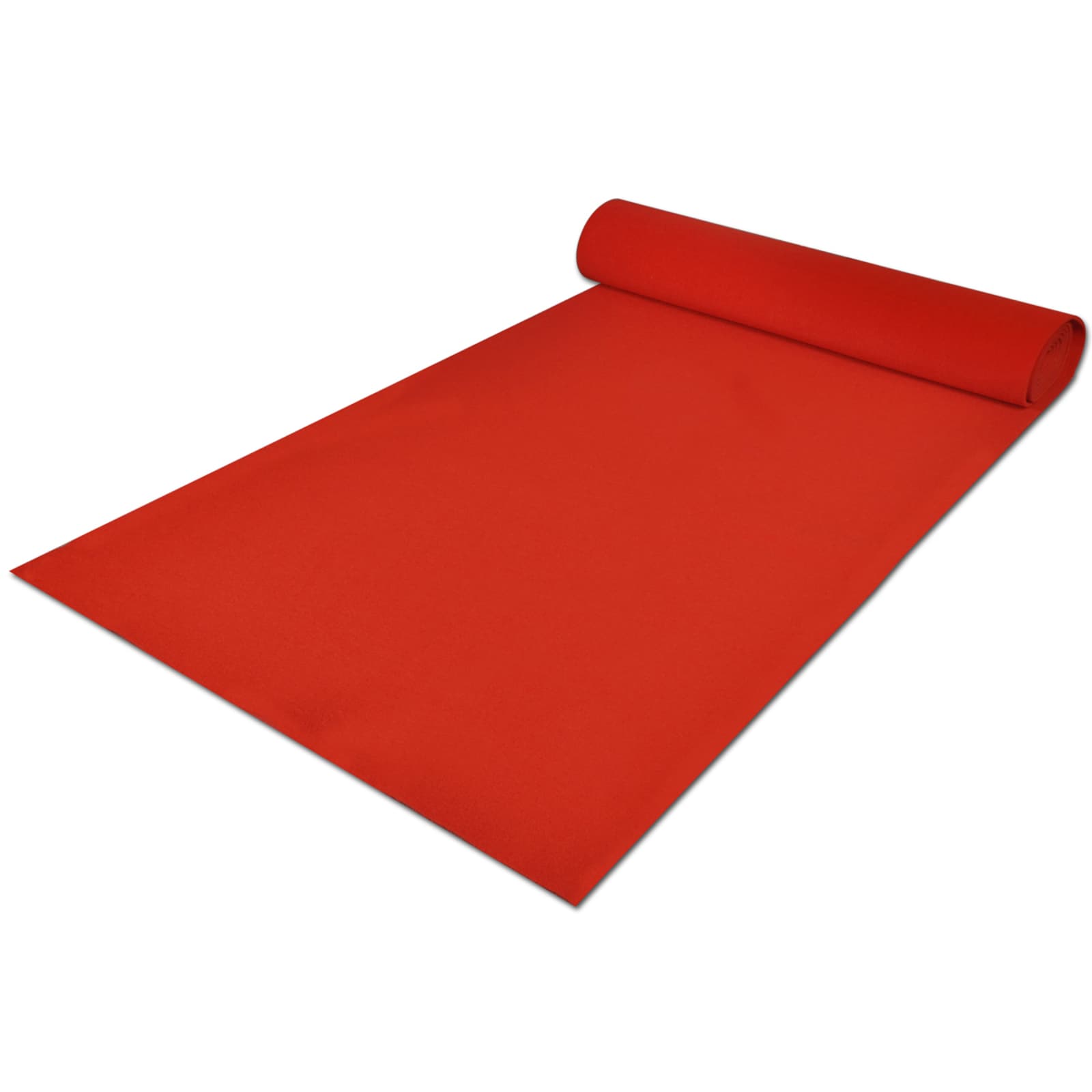 Tapete vermelho 1 x 10 m poliéster