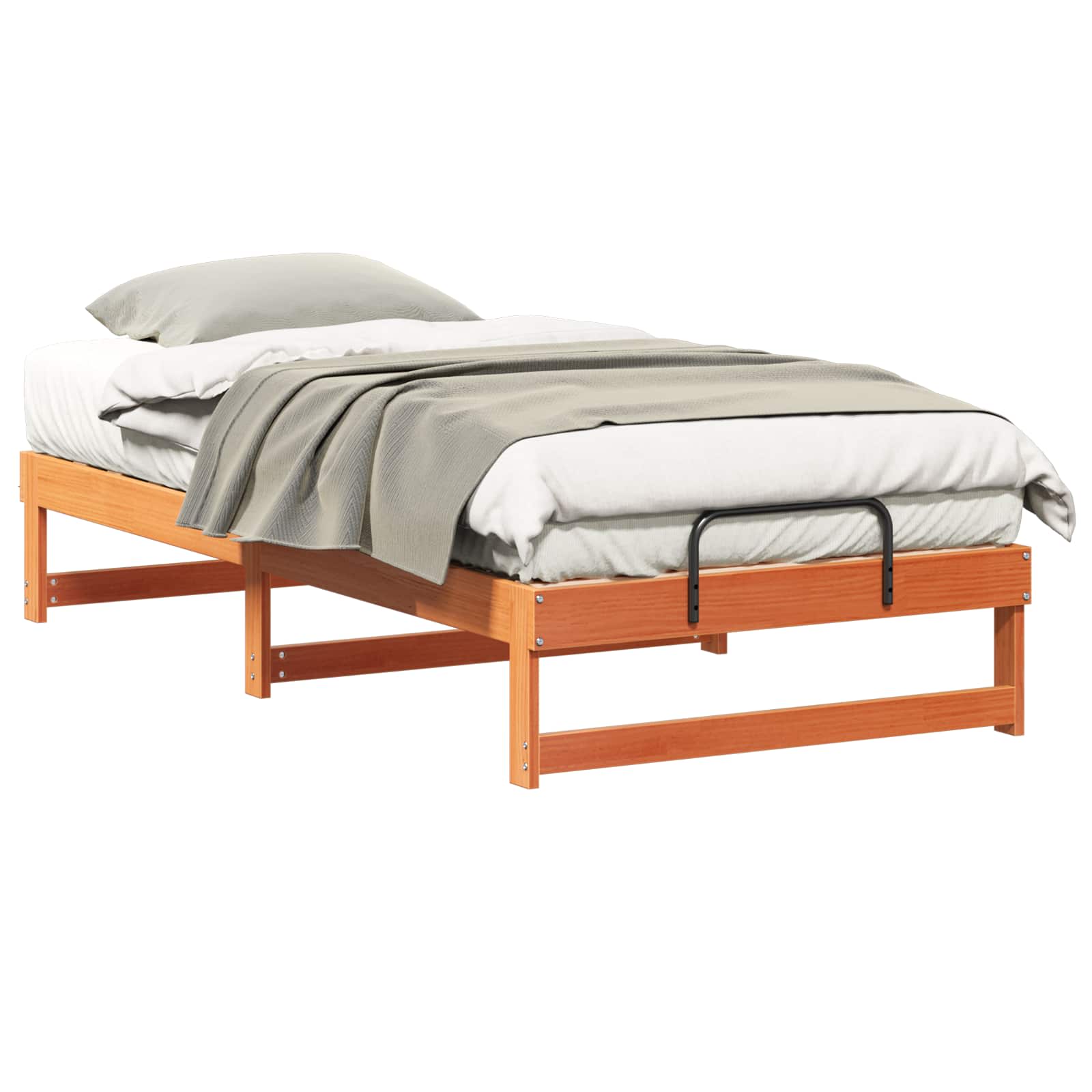 Estrutura da cama castanho 90 x 190 cm