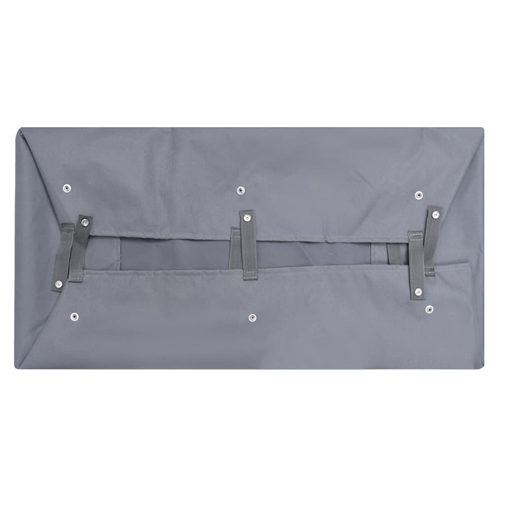Revestimento carrinho de jardim 81x41x21cm tecido cinza-escuro