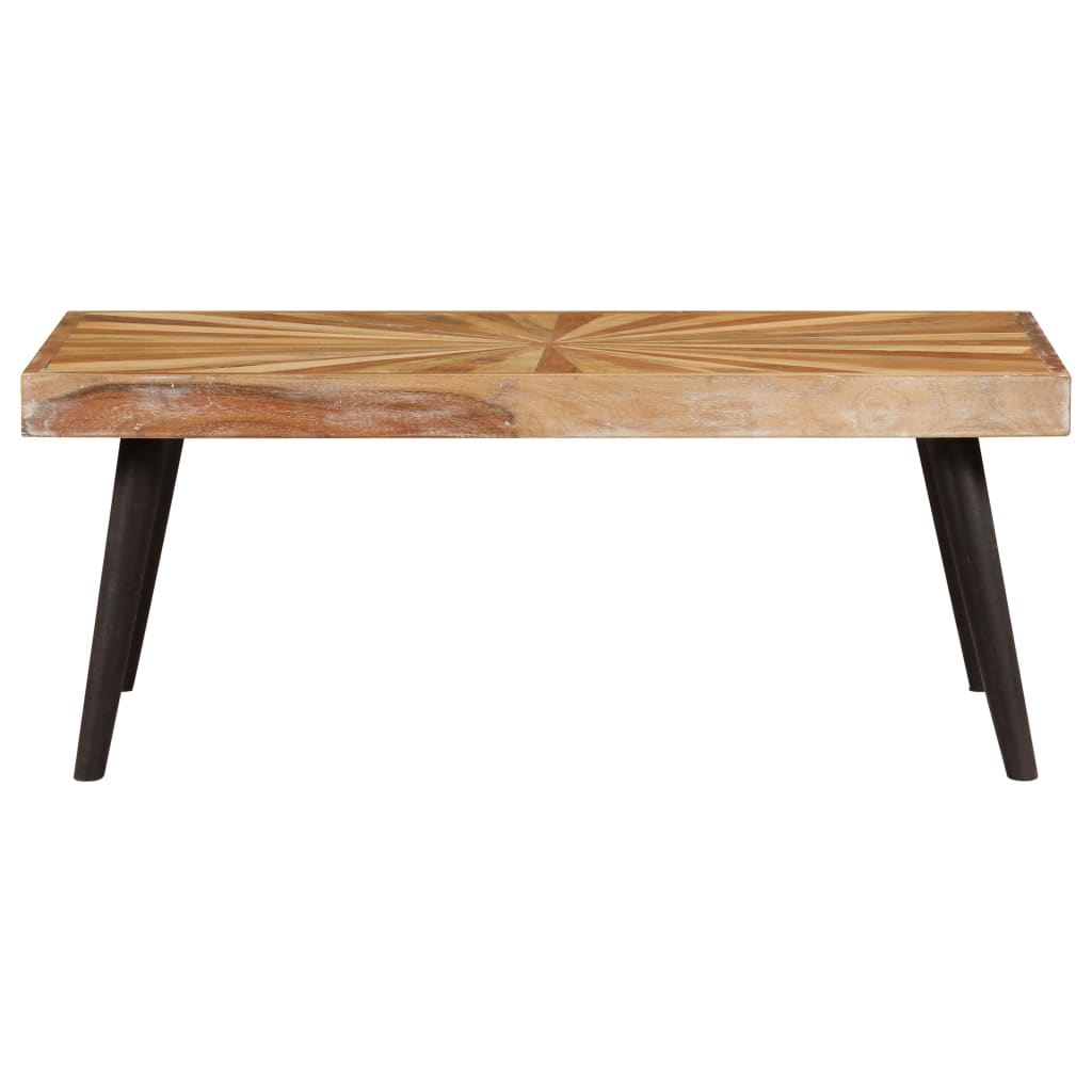 Mesa de centro madeira de mangueira maciça 90x55x36 cm