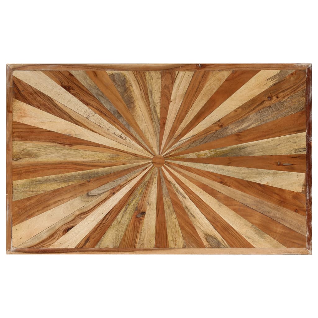 Mesa de centro madeira de mangueira maciça 90x55x36 cm