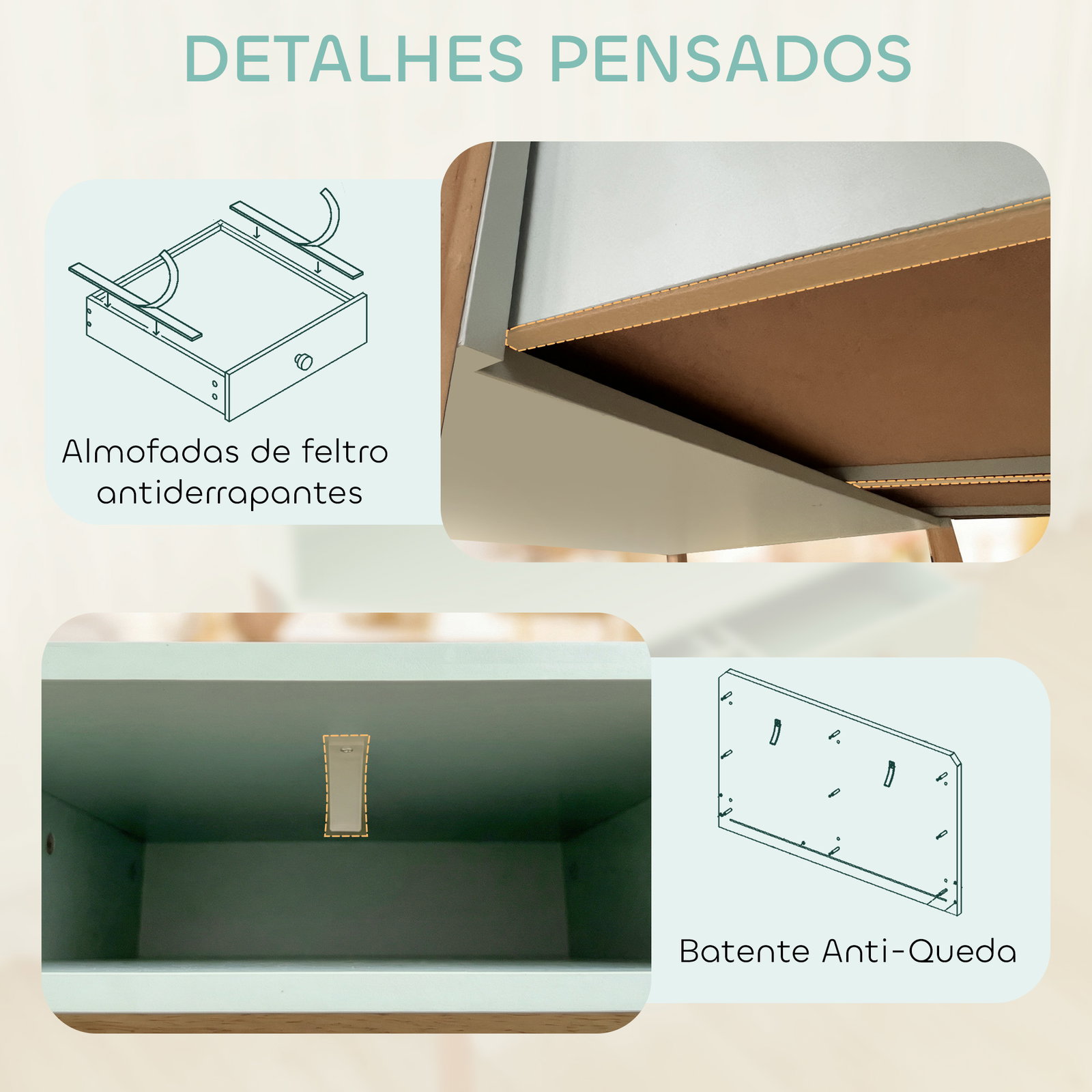 Secretária infantil mesa de estudo para crianças com 3 compartimentos abertos e 2 gavetões 90x52x105 cm verde