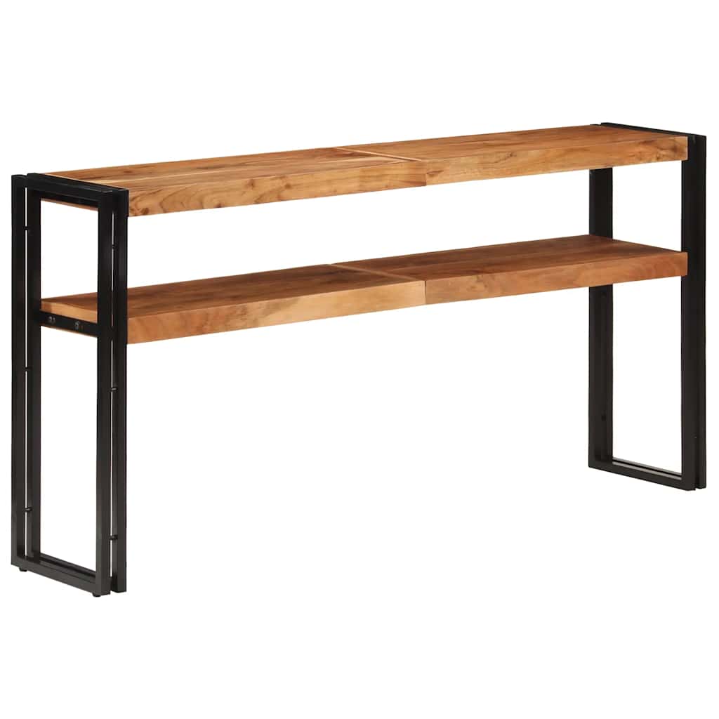 Mesa consola 150x30x75 cm madeira de acácia maciça