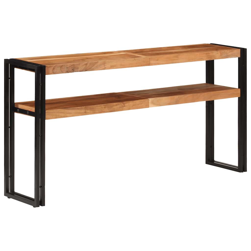 Mesa consola 150x30x75 cm madeira de acácia maciça