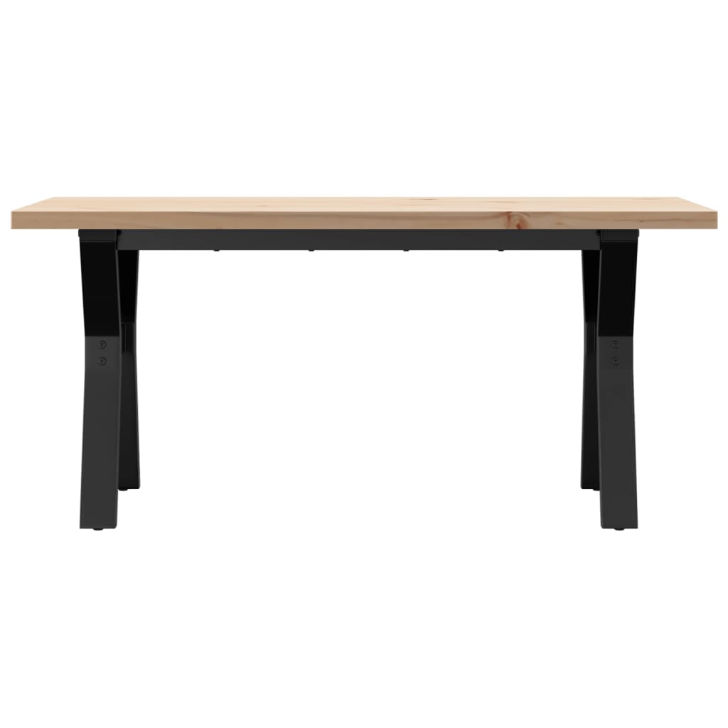 Mesa de centro estrutura em y 100x50x45,5cm pinho/aço