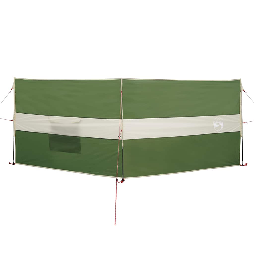 Corta-vento de campismo 344x120 cm impermeável verde