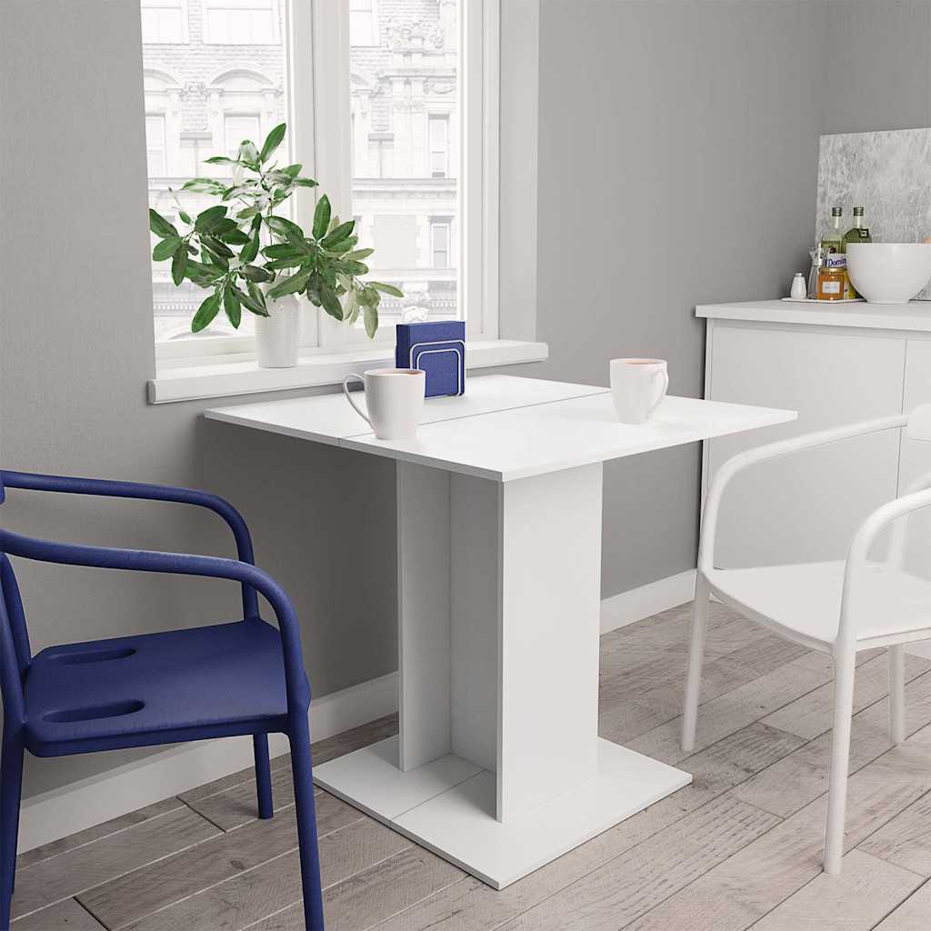Mesa de jantar derivados de madeira branco