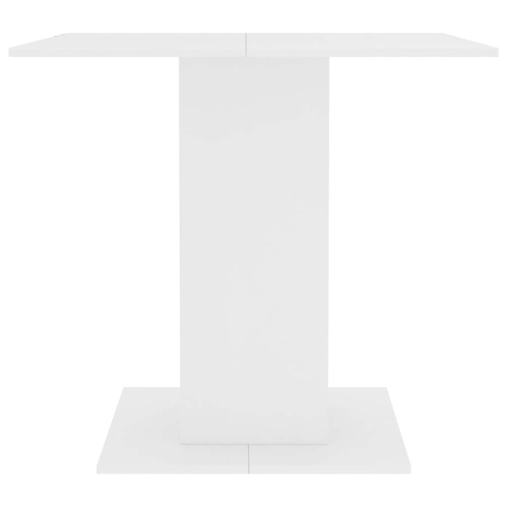 Mesa de jantar derivados de madeira branco