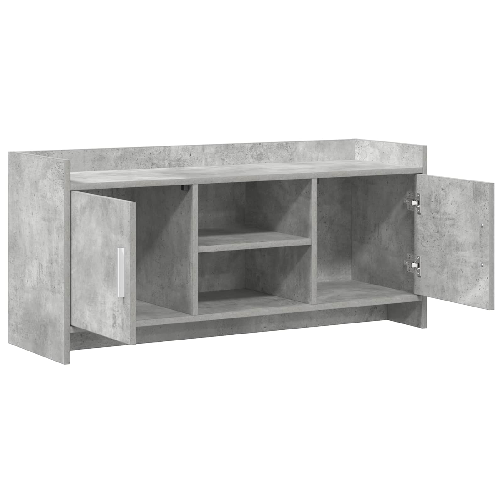 Gabinete para TV 102 x 33 x 47 cm cinzento cimento