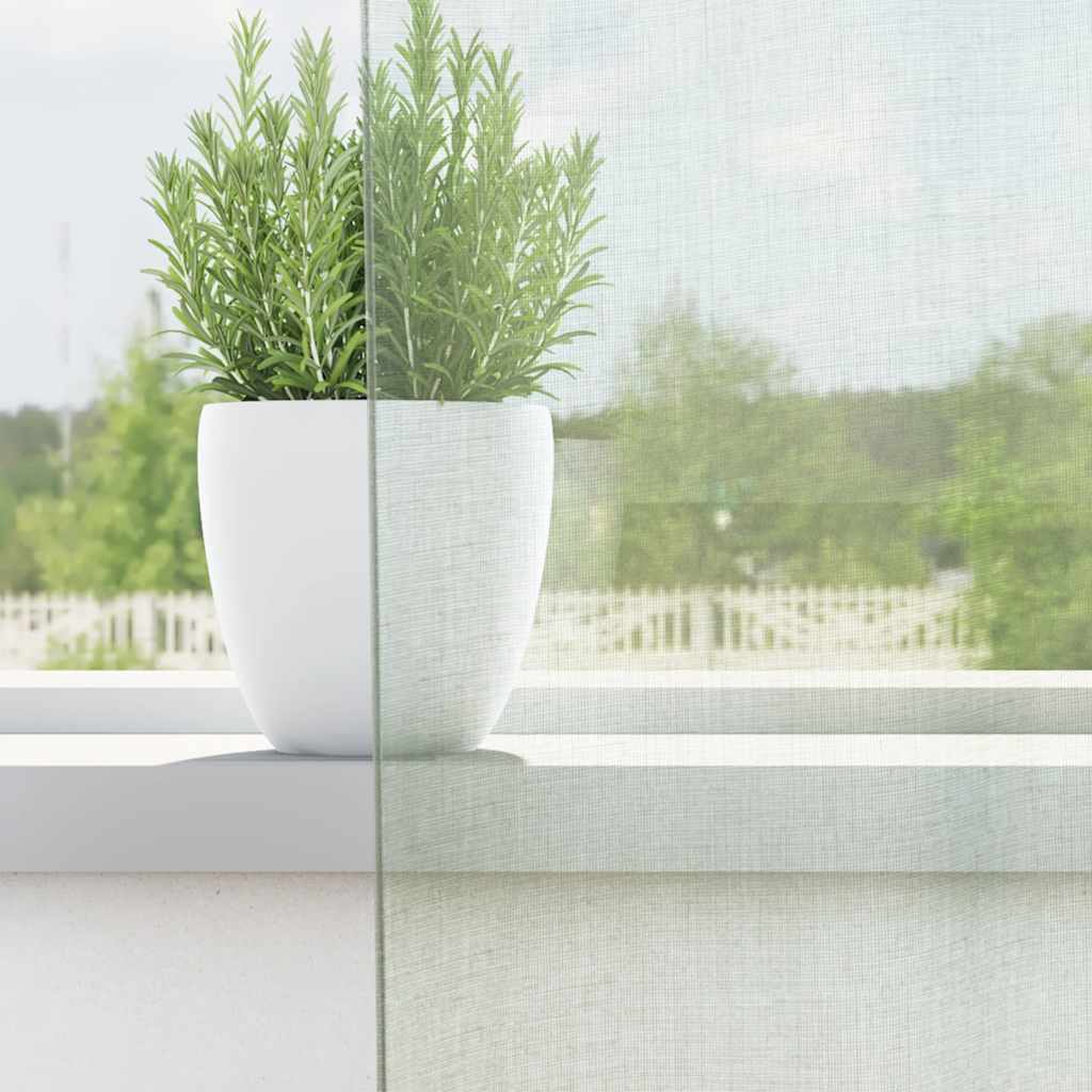 Cortinas de voile com bolsos para varão 2 pcs cinzento-claro