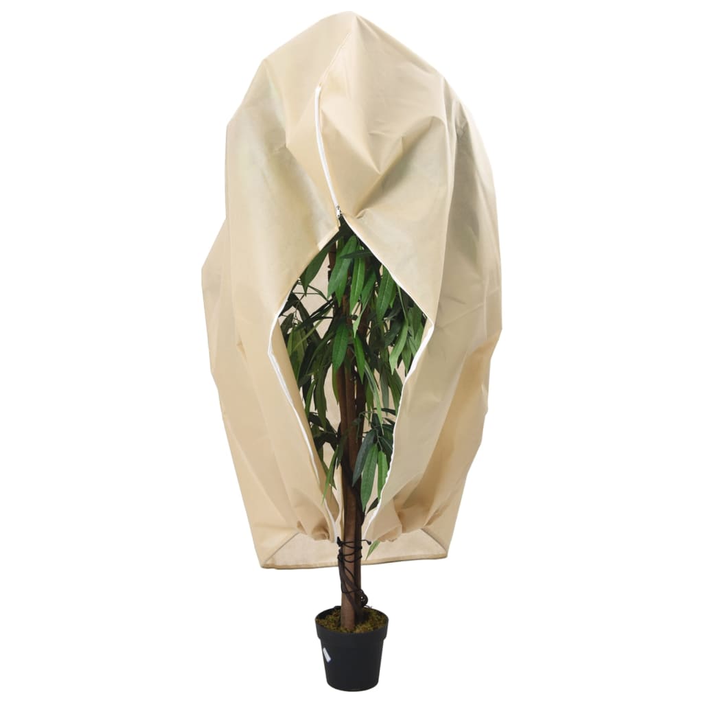 Coberturas para plantas com fecho 10 pcs 70 g/m² 1,55x1,55 m