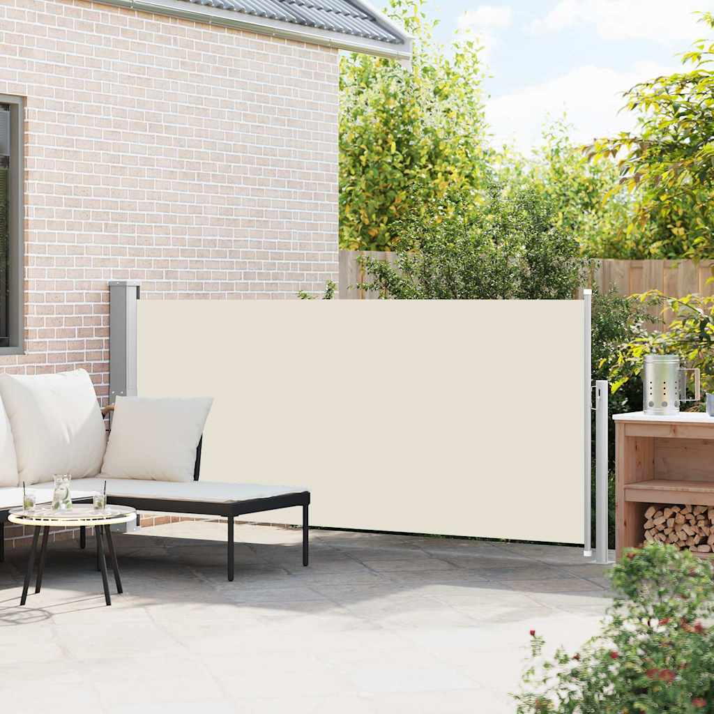Toldo lateral retrátil 140x300 cm creme