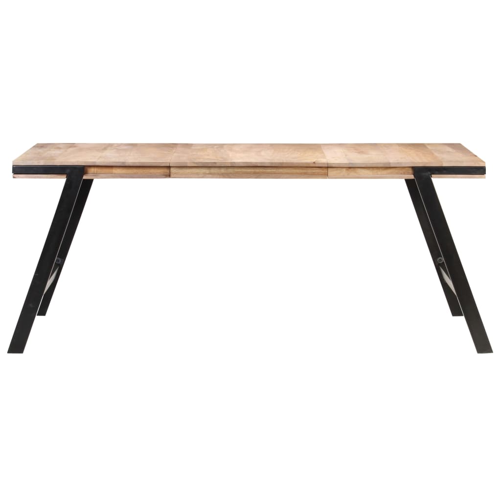 Mesa de jantar 180x90x76 cm madeira de mangueira maciça