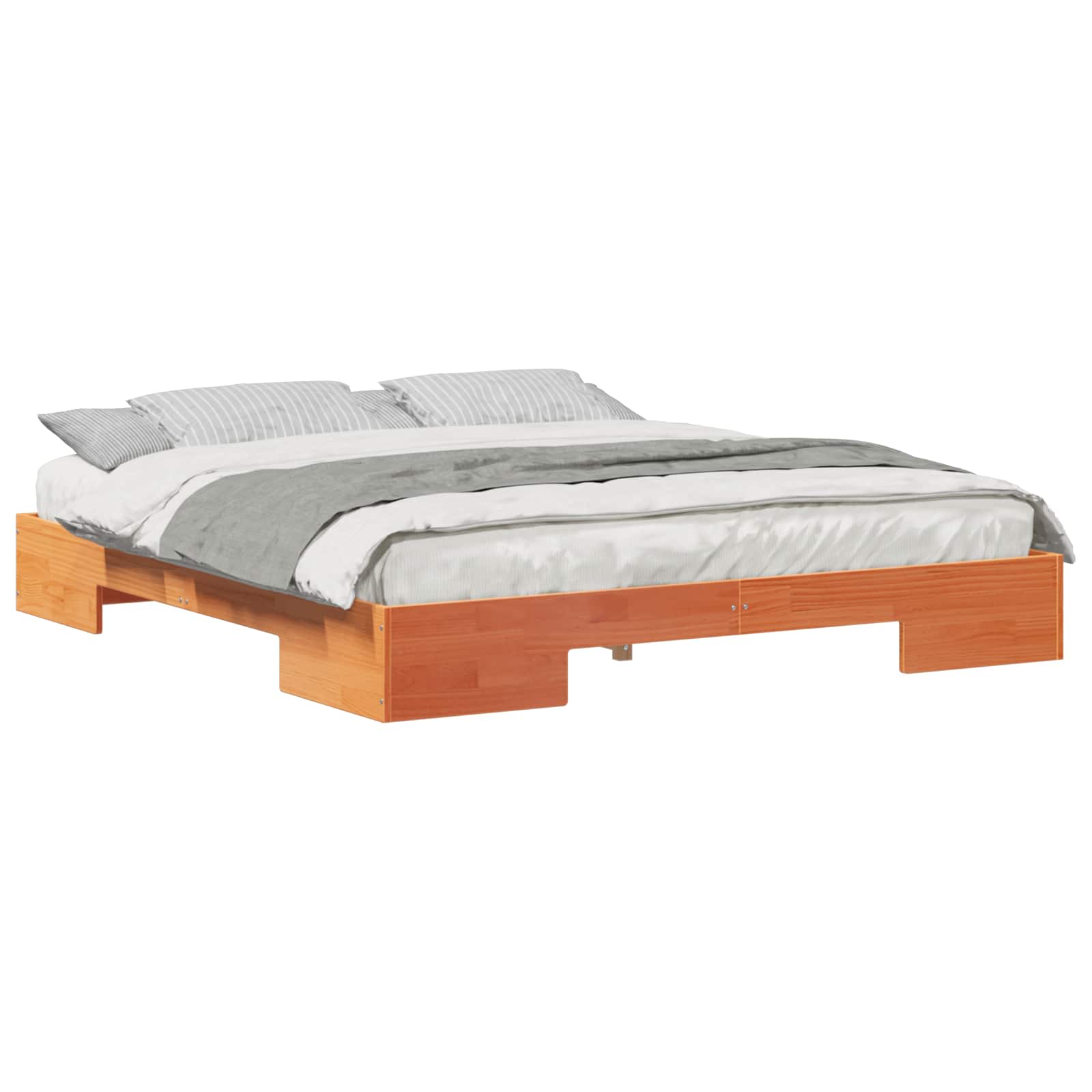 Estrutura da cama castanho 180 x 200 cm