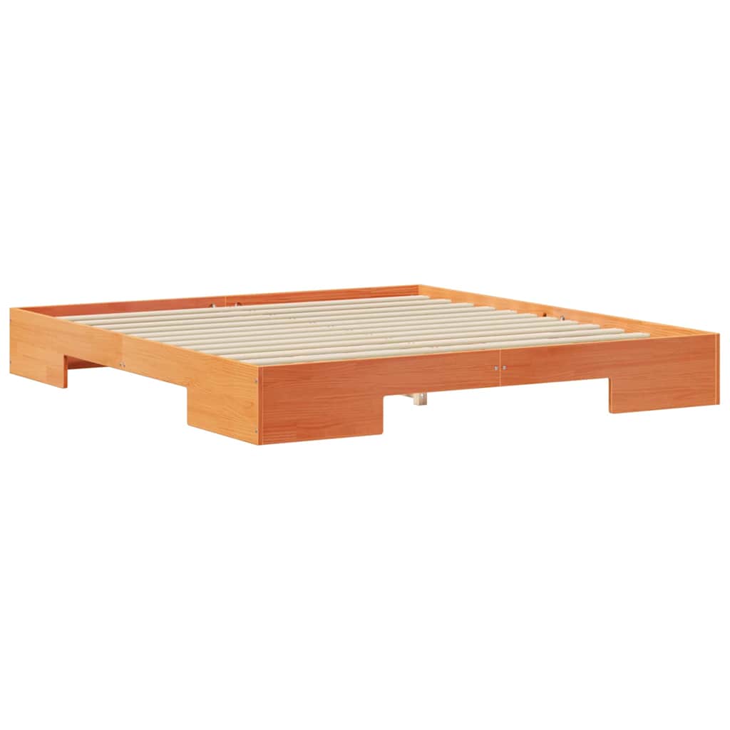Estrutura da cama castanho 180 x 200 cm