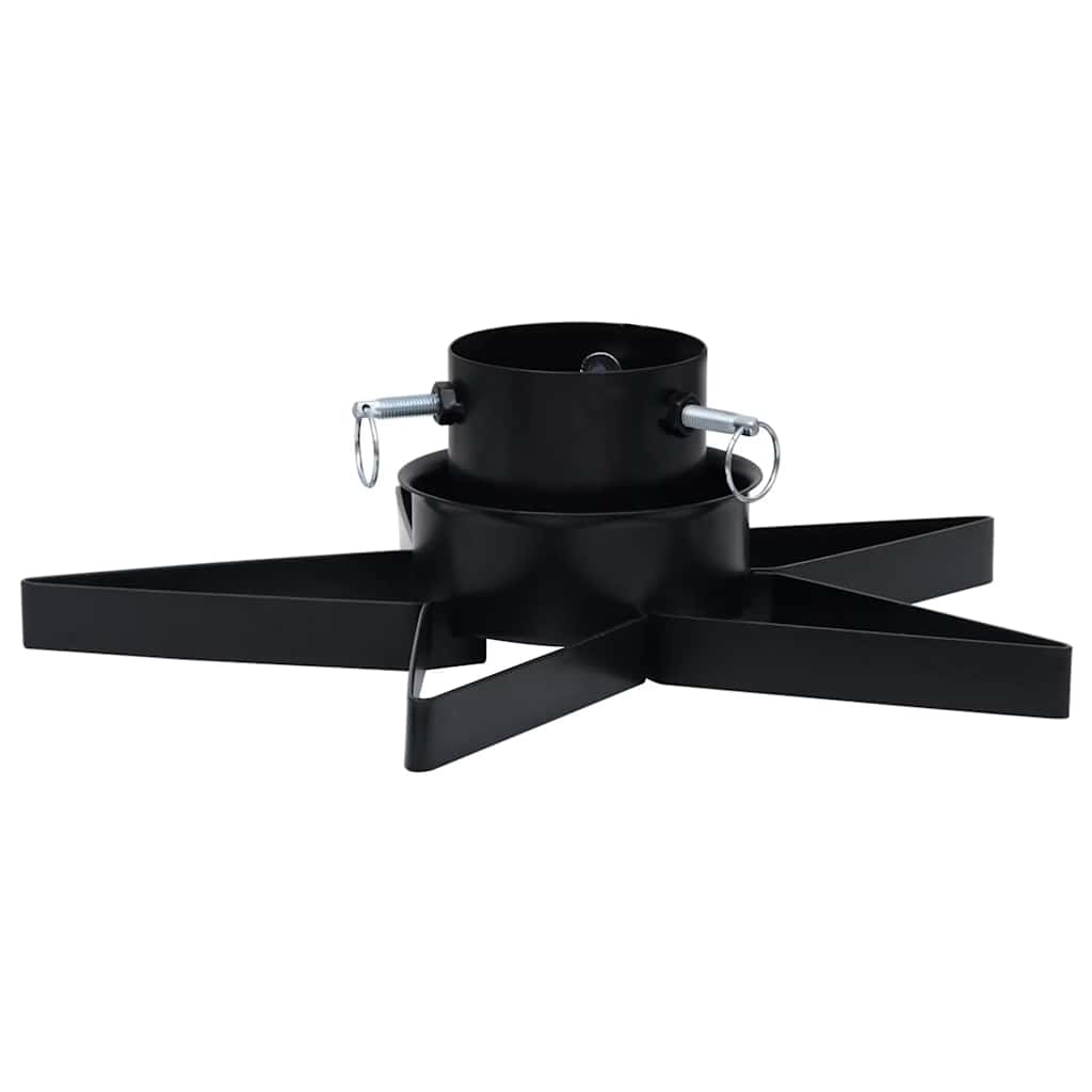 Suporte para árvore de natal 47x47x13,5 cm preto