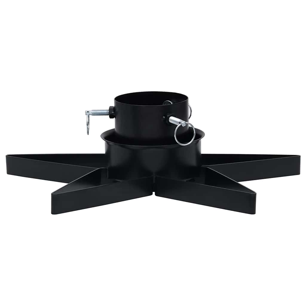 Suporte para árvore de natal 47x47x13,5 cm preto