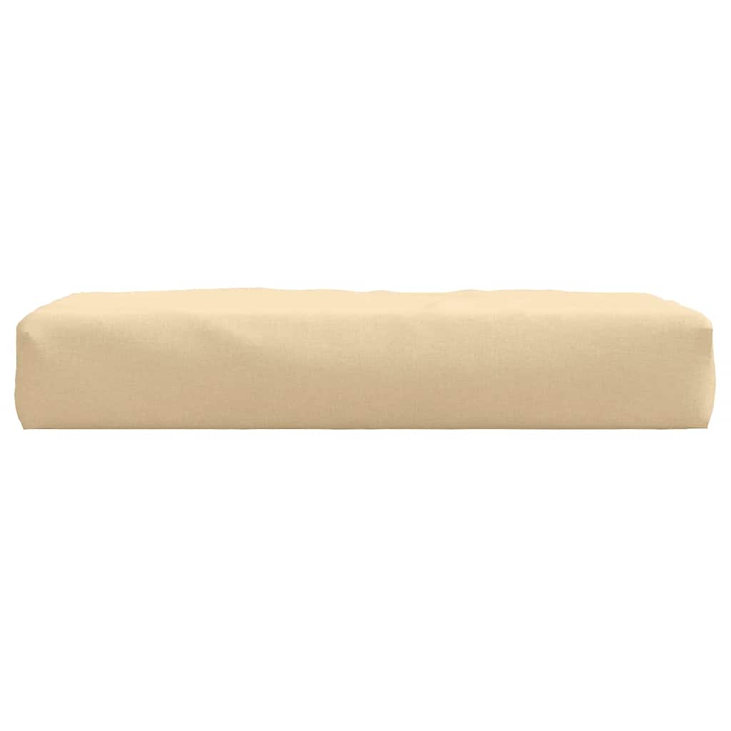 Almofadão p/ paletes 60x60x9,5 cm mesclado tecido bege