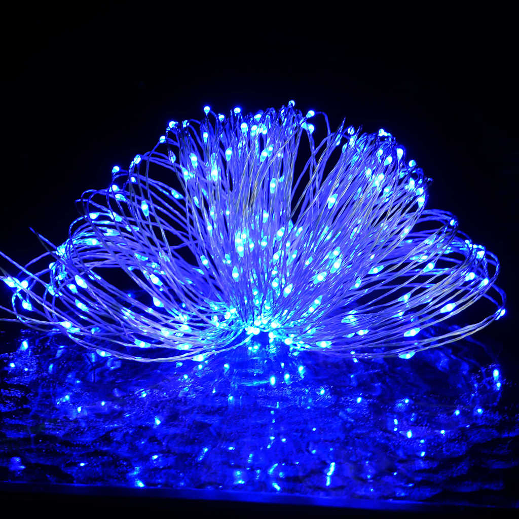 Cordão de luzes com 300 LED 30 m azul