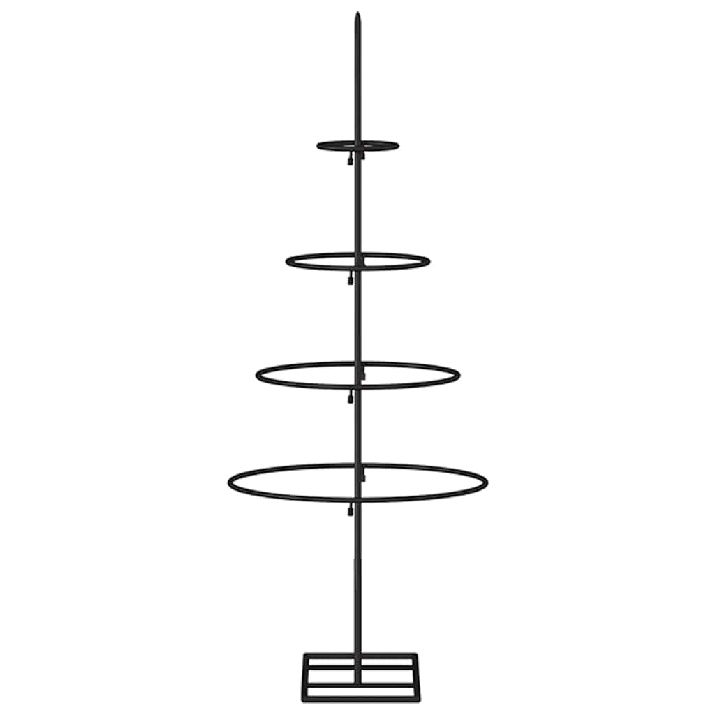 Árvore de natal para decoração 60 cm metal preto