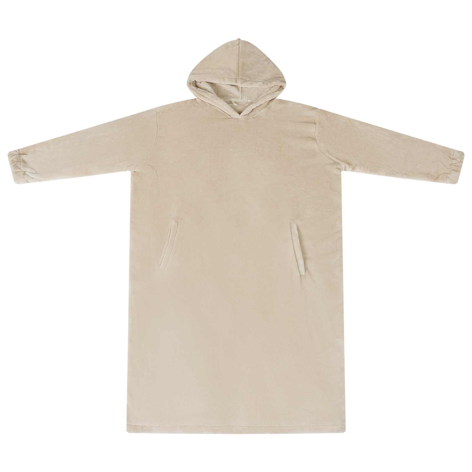 Sweatshirt manta bege s flanela